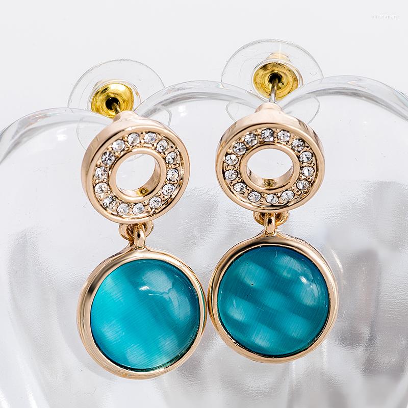Stud Earrings ER-00493 Gold Plated Opal Jewelry Allergy-free Fashion Round For Women 2023 Christmas Gift Drop
Stud Earrings ER-00493 Gold Plated Opal Jewelry Allergy-free Fashion Round For Women 2023 Christmas Gift Drop
