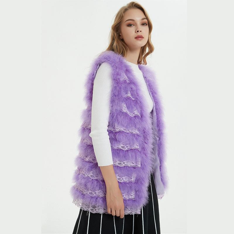 Women's Vests Women Fashion Design Ostrich Fur Pink Vest Lace Chamarra Midi Natural Coat Weste Damen Veste Polaire, Orange
Women's Vests Women Fashion Design Ostrich Fur Pink Vest Lace Chamarra Midi Natural Coat Weste Damen Veste Polaire, Orange
