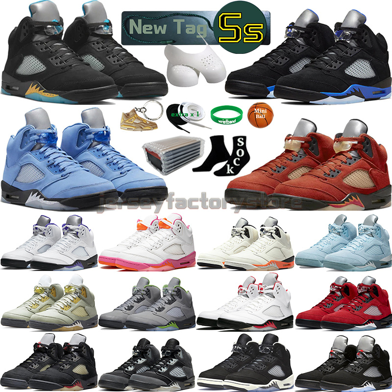 With Box 5 Basketball Shoes for men women 5s Craft Aqua Concord UNC Green Bean Racer BlueBird Oreo Metallic Raging Fire Red We The Best Burgundy Mens Sports Sneakers, Color-21
With Box 5 Basketball Shoes for men women 5s Craft Aqua Concord UNC Green Bean Racer BlueBird Oreo Metallic Raging Fire Red We The Best Burgundy Mens Sports Sneakers, Color-21