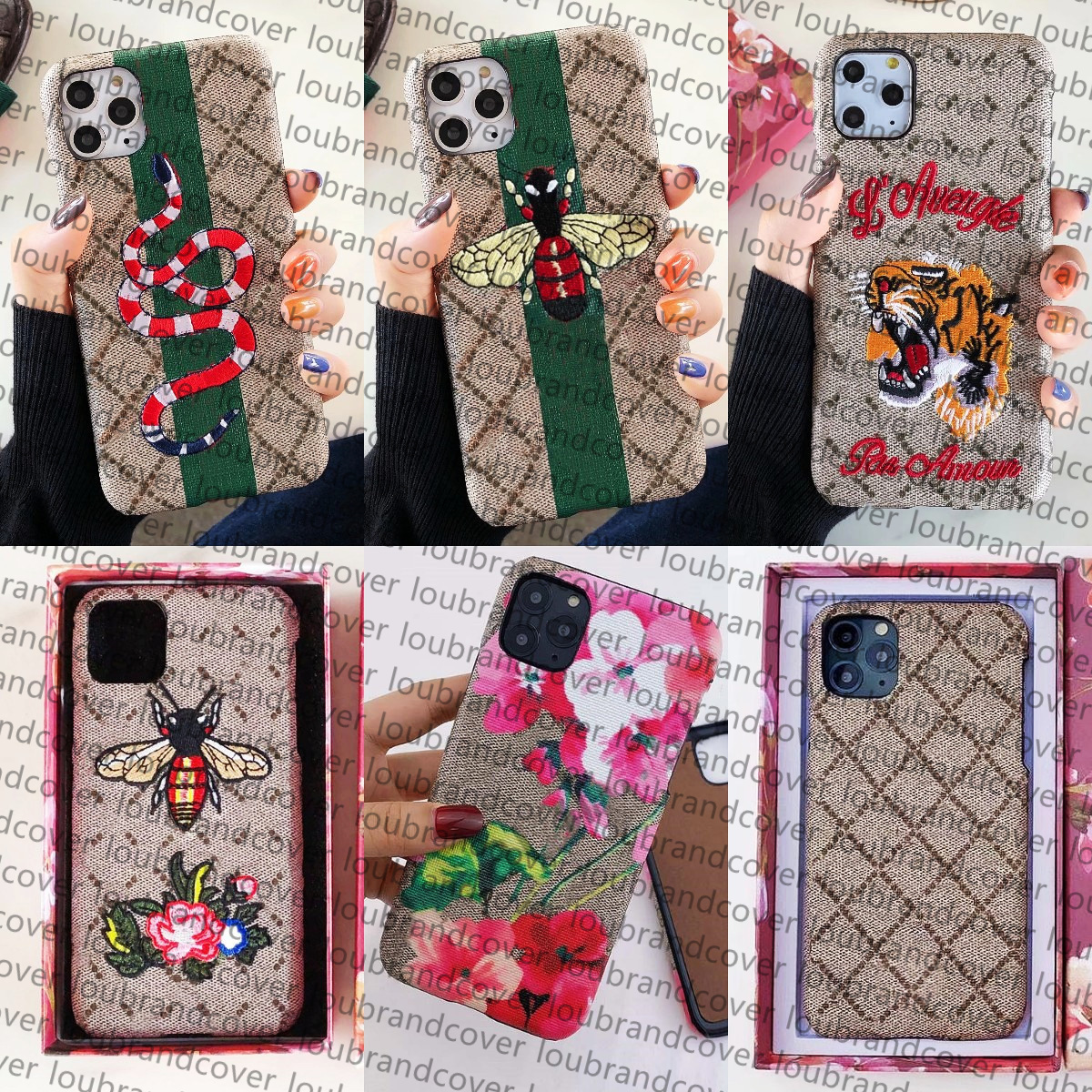 Designers Fashion Phone Cases for iPhone 14 pro max 13 case 12 Mini 11 14Plus XSMax XR 7P 8P Samsung Galaxy S23 S22 S21 Ultra NOTE 10 Cover Bee Tiger Snake Embroid Case, Gift box
Designers Fashion Phone Cases for iPhone 14 pro max 13 case 12 Mini 11 14Plus XSMax XR 7P 8P Samsung Galaxy S23 S22 S21 Ultra NOTE 10 Cover Bee Tiger Snake Embroid Case, Gift box