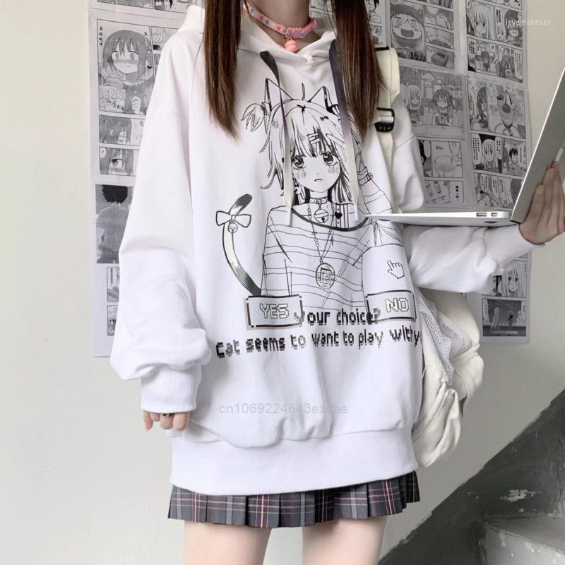 Women' Hoodies Anime Hooded Black Fashion Sweater Y2k Girl Harajuku Korean Style Ins Clothes Autumn Casual Oversize Pullover Women Street
Women' Hoodies Anime Hooded Black Fashion Sweater Y2k Girl Harajuku Korean Style Ins Clothes Autumn Casual Oversize Pullover Women Street