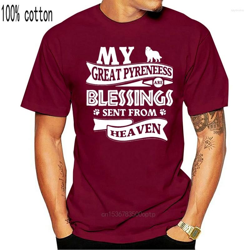 Men's T Shirts Men Shirt My Great Pyrenees Are Blessings Sent From Heaven Women T-shirt, White
Men's T Shirts Men Shirt My Great Pyrenees Are Blessings Sent From Heaven Women T-shirt, White