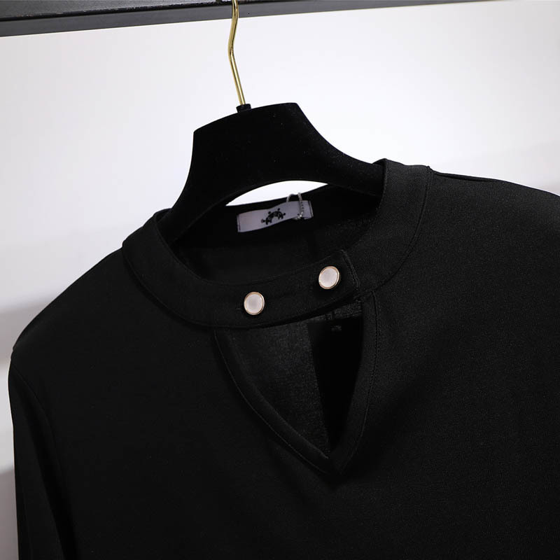 Casual Dresses 150Kg Plus Size Women's Spring Autumn Long Sleeve Temperament Dress Bust 149cm 5XL 6XL 7XL 8XL 9XL Loose Casual O-Neck Dress 23031