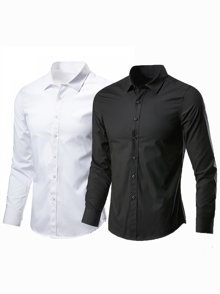 All Season Iron-Free Slim Fit Men Korean Business Casual Long Sleeve Shirt Anti-Wrinkle Solid Color Male Social Formal Shirts Cl, Navy blue long
All Season Iron-Free Slim Fit Men Korean Business Casual Long Sleeve Shirt Anti-Wrinkle Solid Color Male Social Formal Shirts Cl, Navy blue long
