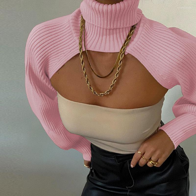 Womens Sweaters Fashion Streetwear Casual Autumn Winter Turtleneck Cut Out Sweater Women Long Sleeve Pullover Tops Crop Sexy Knitwear