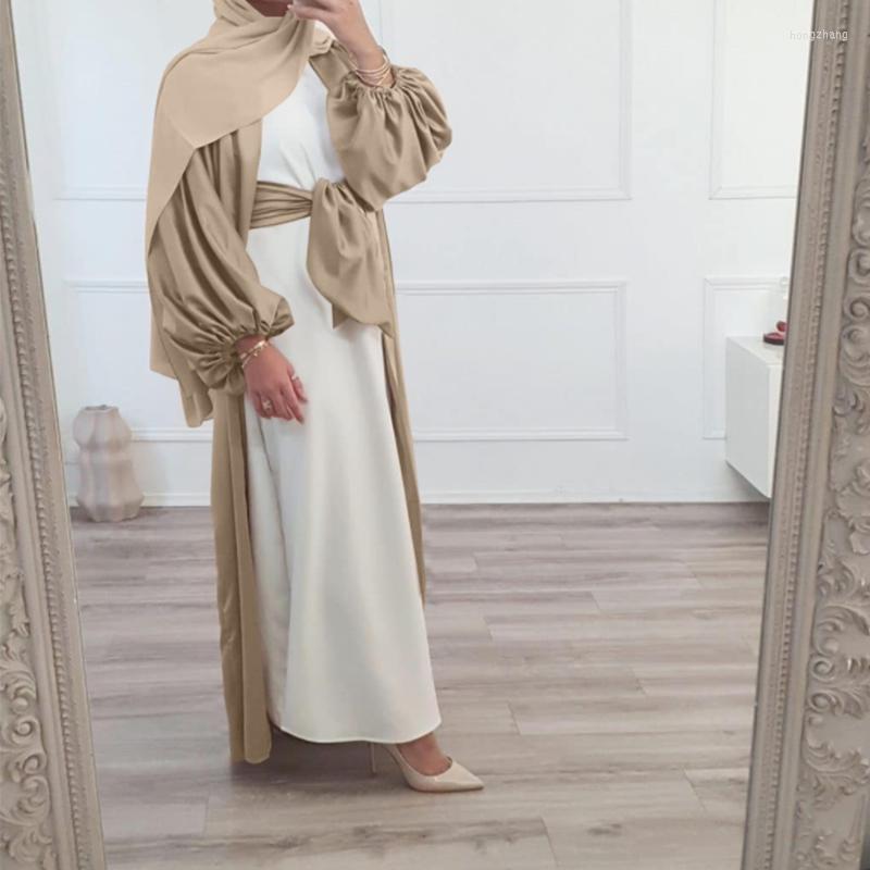 Ethnic Clothing Eid Abaya Muslim Hijab Dress Dubai Bubble Sleeve Summer Turkish Dresses Abayas For Women Islamic Kimono Femme Musulman 
Ethnic Clothing Eid Abaya Muslim Hijab Dress Dubai Bubble Sleeve Summer Turkish Dresses Abayas For Women Islamic Kimono Femme Musulman