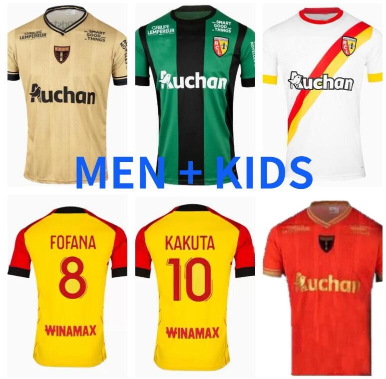 22 23 maillot RC Lens soccer jerseys KAKUTA GANAGO SOTOCA FOFANA GRADIT FORTES BANZA CAHUZAC DOUCOURE 2023 Football Shirts men kids Kits Equipment ZZ
22 23 maillot RC Lens soccer jerseys KAKUTA GANAGO SOTOCA FOFANA GRADIT FORTES BANZA CAHUZAC DOUCOURE 2023 Football Shirts men kids Kits Equipment ZZ