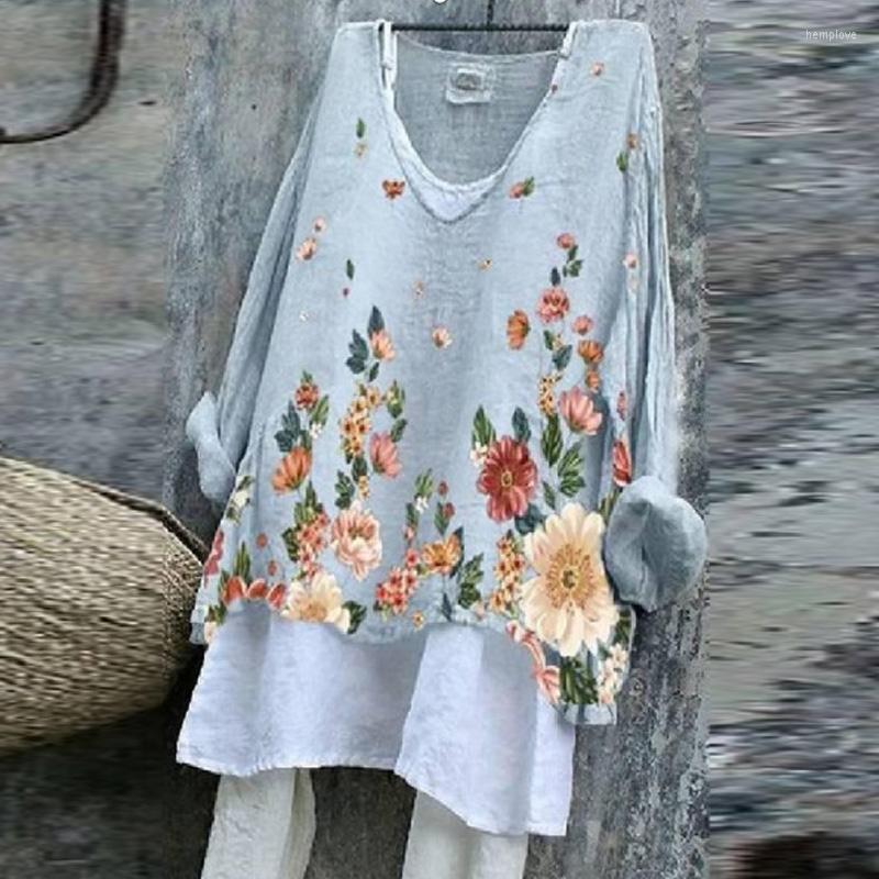 Women' Blouses Loose Ladies Pullovers Fashion Vintage Floral Print Two Piece Blouse 2023 Autumn Women Casual O-Neck Long Sleeve Streetwear, 07 print
Women' Blouses Loose Ladies Pullovers Fashion Vintage Floral Print Two Piece Blouse 2023 Autumn Women Casual O-Neck Long Sleeve Streetwear, 07 print