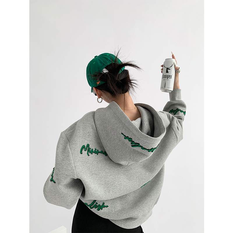 Women's Hoodies Sweatshirts Korean Women's Clothing Vintage Grey Loose Pullover Fashion Letter Print Sweatshirt Lazy Casual Raglan Sleeves Hoodie Autumn 230316, Gray
Women's Hoodies Sweatshirts Korean Women's Clothing Vintage Grey Loose Pullover Fashion Letter Print Sweatshirt Lazy Casual Raglan Sleeves Hoodie Autumn 230316, Gray
