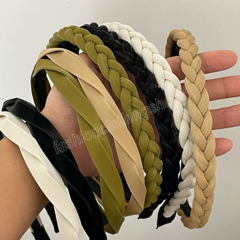 Fashion Women Headband Narrow Side Braided Hairband Handmade Casual Turban Girls Spring Hair Accessories
Fashion Women Headband Narrow Side Braided Hairband Handmade Casual Turban Girls Spring Hair Accessories