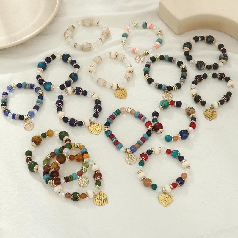 Charm Bracelets 3Pcs/Set Fashion Heart Bracelet Bohe Crystal Beaded Elastic Rope Multi-layer For Women Vintage Jewelry Pulseras Mujer
Charm Bracelets 3Pcs/Set Fashion Heart Bracelet Bohe Crystal Beaded Elastic Rope Multi-layer For Women Vintage Jewelry Pulseras Mujer