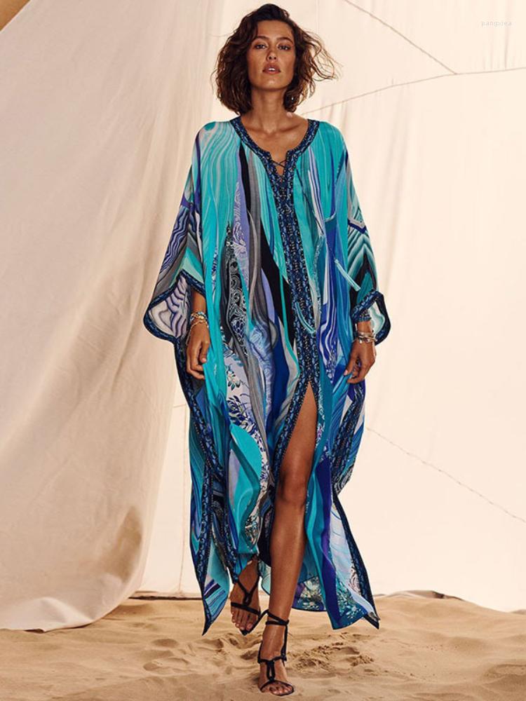 Women's Swimwear Kaftans For Women Printed Beach Cover Ups Summer Swimsuit 2023 Bathing Suits Pareo Factory Supply, Blue kaftan beach
Women's Swimwear Kaftans For Women Printed Beach Cover Ups Summer Swimsuit 2023 Bathing Suits Pareo Factory Supply, Blue kaftan beach