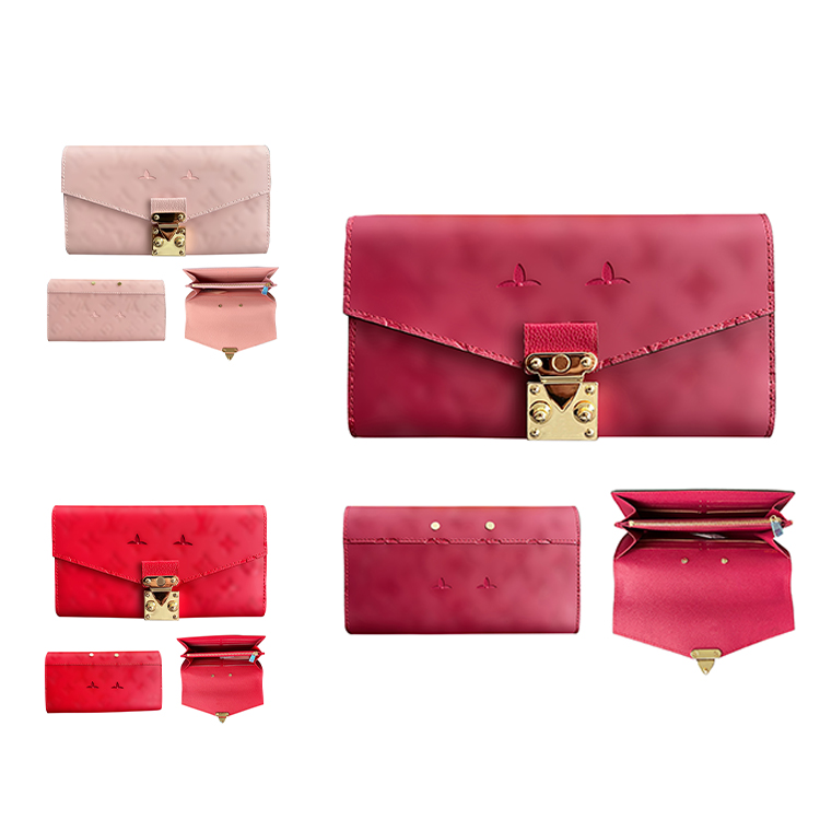 wallets Genuine Leather Designer mens long bag Women's Cardholder Purse viutonity passport embossed card holders Luxury Coin purses louiseity metal lock key pouch, Red
wallets Genuine Leather Designer mens long bag Women's Cardholder Purse viutonity passport embossed card holders Luxury Coin purses louiseity metal lock key pouch, Red
