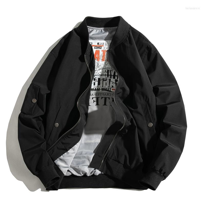 Men' Jackets Pilot Jacket Men Women Bomber Solid Casual Baseball Army Military Flight Coat Fashion Streetwear Spring Autumn, Black
Men' Jackets Pilot Jacket Men Women Bomber Solid Casual Baseball Army Military Flight Coat Fashion Streetwear Spring Autumn, Black