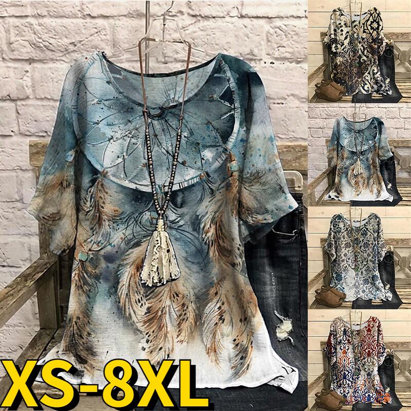 Women's T Shirts 2023 Retro Pullover Summer Ladies Fashion Tee Round Neck Short Sleeves Women's Loose T-Shirts Casual Tops, Black
Women's T Shirts 2023 Retro Pullover Summer Ladies Fashion Tee Round Neck Short Sleeves Women's Loose T-Shirts Casual Tops, Black
