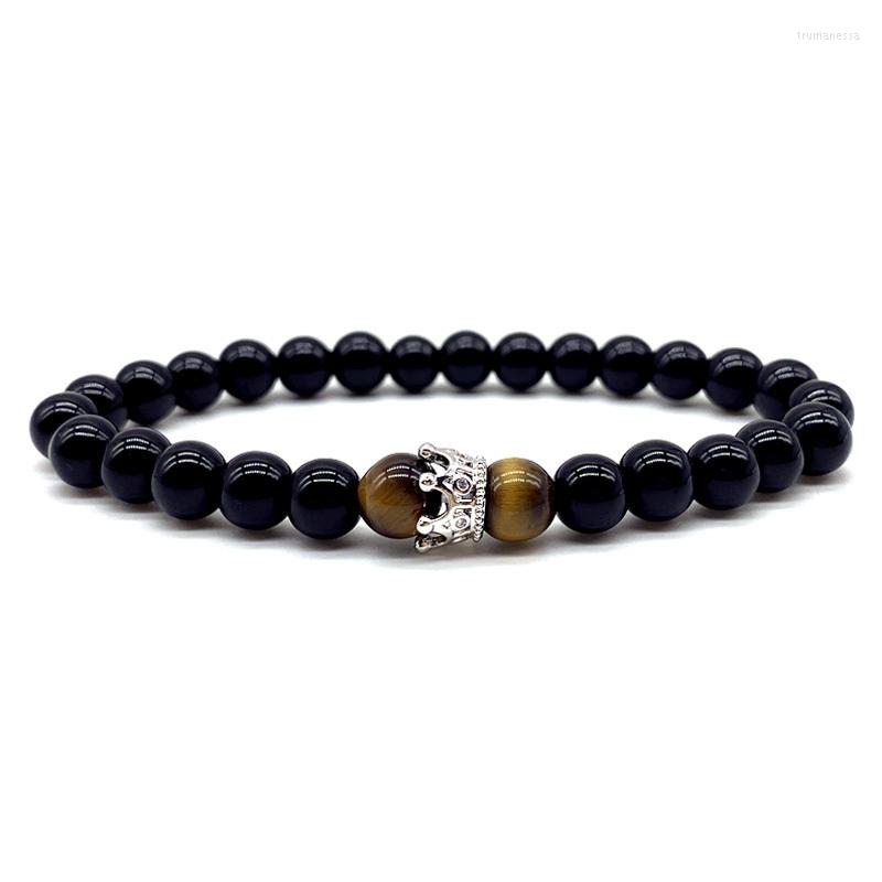 Strand Trendy Crown Charm Bracelet Men Temperament Handmade 8mm Tiger Eye Stone Beaded For Party Jewelry Gift
Strand Trendy Crown Charm Bracelet Men Temperament Handmade 8mm Tiger Eye Stone Beaded For Party Jewelry Gift