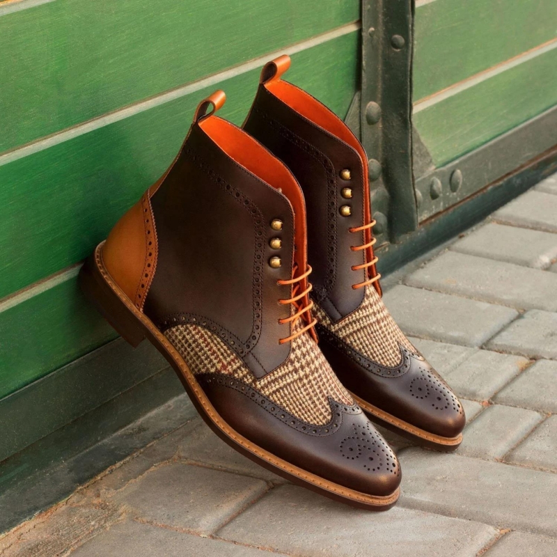 New Men Short Boots Mixed Colors Square Toe Lace-up Ankle Strap Block Ankle Cowboy Boots Free Shipping Bottes Pour Hommes, M841-8-brown
New Men Short Boots Mixed Colors Square Toe Lace-up Ankle Strap Block Ankle Cowboy Boots Free Shipping Bottes Pour Hommes, M841-8-brown