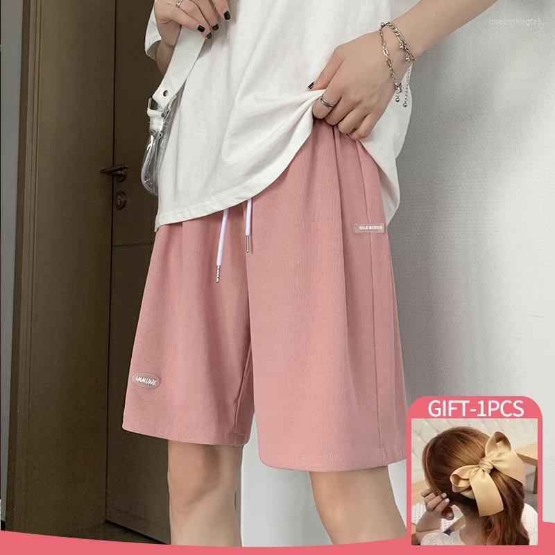 Women' Shorts Summer Women Ice Silk Breathable Sweatpants High Waist Short Drawstring Loose Oversize Harajuku Clothing, Black
Women' Shorts Summer Women Ice Silk Breathable Sweatpants High Waist Short Drawstring Loose Oversize Harajuku Clothing, Black