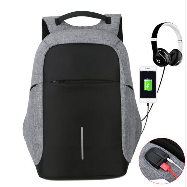 Backpack USB Charging Men Rucksack Anti Theft 15.6 Inch Laptop Backpacks For Teenagers Male Mochila School Shoulder Bag, Grey
Backpack USB Charging Men Rucksack Anti Theft 15.6 Inch Laptop Backpacks For Teenagers Male Mochila School Shoulder Bag, Grey