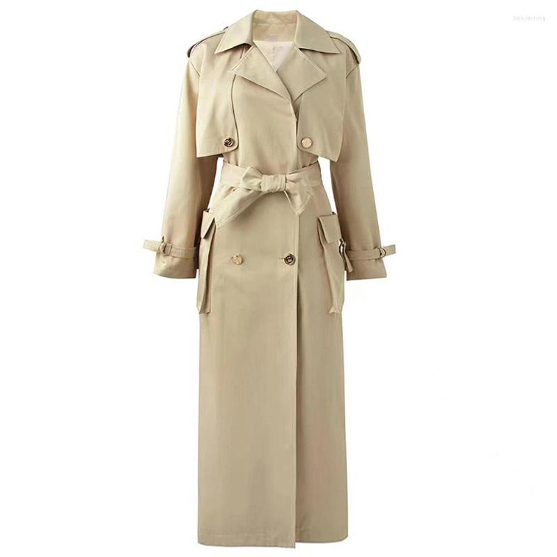 Women' Trench Coats 2023 European And American High-end Women' Fashion Simple All-match Autumn Winter Windbreaker Coat, Khaki
Women' Trench Coats 2023 European And American High-end Women' Fashion Simple All-match Autumn Winter Windbreaker Coat, Khaki