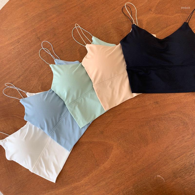 Camisoles & Tanks White Crop Top Summer Women Soft Yoga Underwear Tube Tops Backless Bra Female Lingerie Pure Color Sexy For Girls Brassiere
Camisoles & Tanks White Crop Top Summer Women Soft Yoga Underwear Tube Tops Backless Bra Female Lingerie Pure Color Sexy For Girls Brassiere
