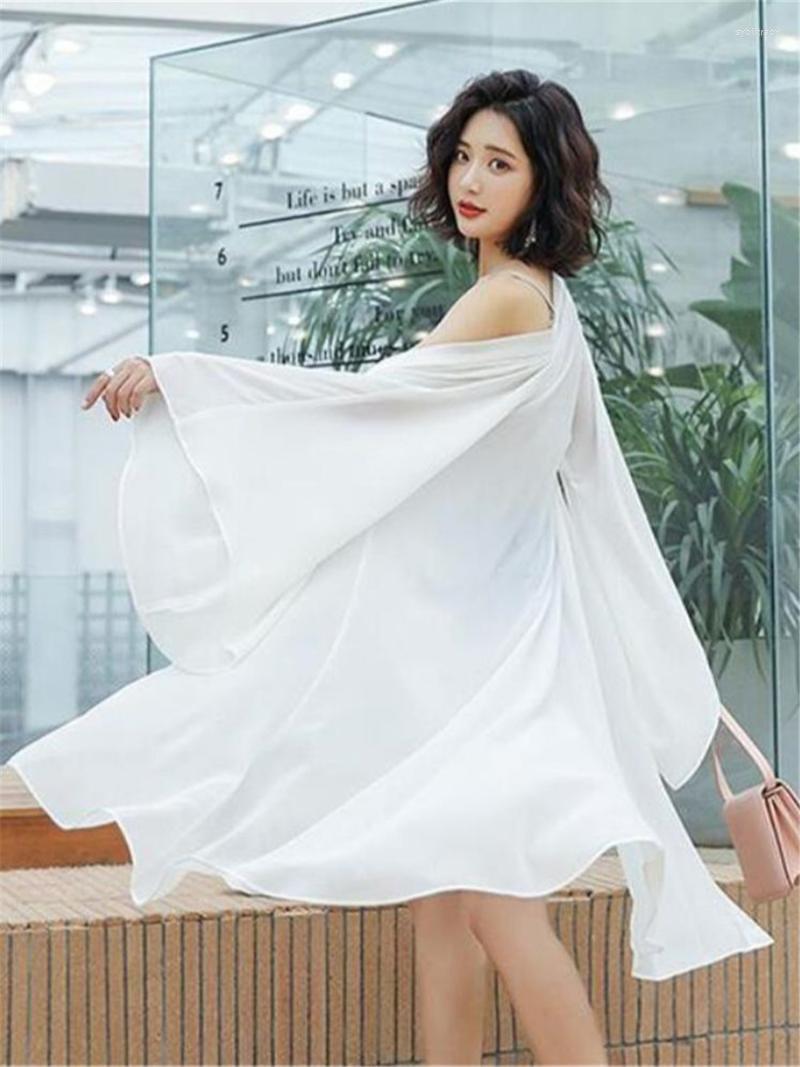 Women' Blouses Women Blouse Summer Batwing Sleeve Long Chiffon Shirt Loose Kimono Cardigan White Black Red Ladies Sun-protective
Women' Blouses Women Blouse Summer Batwing Sleeve Long Chiffon Shirt Loose Kimono Cardigan White Black Red Ladies Sun-protective