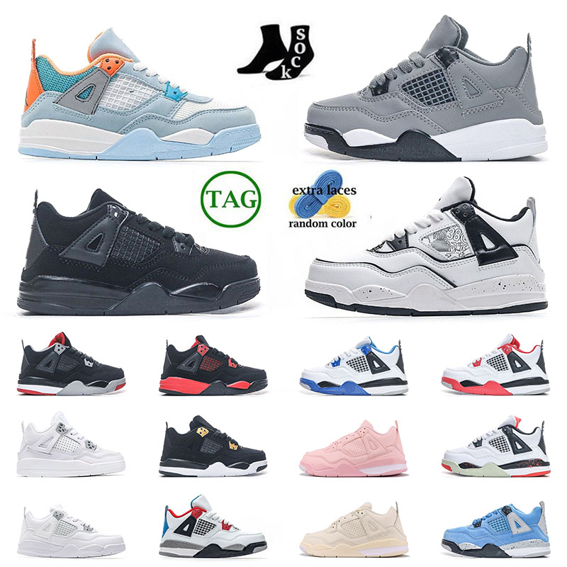 Kid shoes 4s Athletic Outdoor Baby designer sneake designer shoes for young girls boy Royalty University Blue White Cement Bred Cool Grey Black Cat What The, 1 (19)
Kid shoes 4s Athletic Outdoor Baby designer sneake designer shoes for young girls boy Royalty University Blue White Cement Bred Cool Grey Black Cat What The, 1 (19)