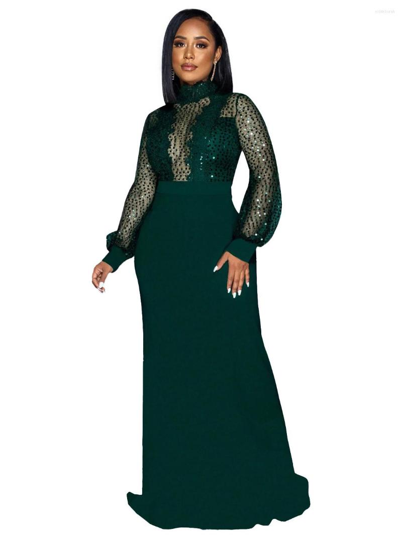 Casual Dresses Szkzk Sequins Floor-length Dress Luxury O-Neck See Through Night Club Outfits For Women Party Evening Sexy Lace Bodycon, Black
Casual Dresses Szkzk Sequins Floor-length Dress Luxury O-Neck See Through Night Club Outfits For Women Party Evening Sexy Lace Bodycon, Black