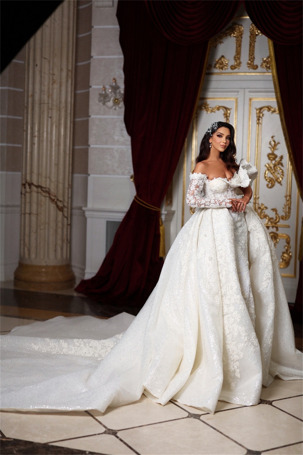 One Shoulder Sexy Lace Mermaid Wedding Dresses Elegant Floor Length Bridal Gowns Custom Made Illusion Dress Vestido De Novia