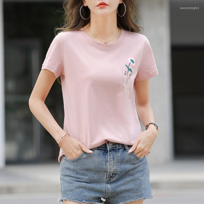 Women's T Shirts TuangBiang Summer 2023 Printing Flowers O-Neck Cotton T-Shirt Women Solid Color Elegant Tshirts Lady Soft Casual Fashion, Pink
Women's T Shirts TuangBiang Summer 2023 Printing Flowers O-Neck Cotton T-Shirt Women Solid Color Elegant Tshirts Lady Soft Casual Fashion, Pink