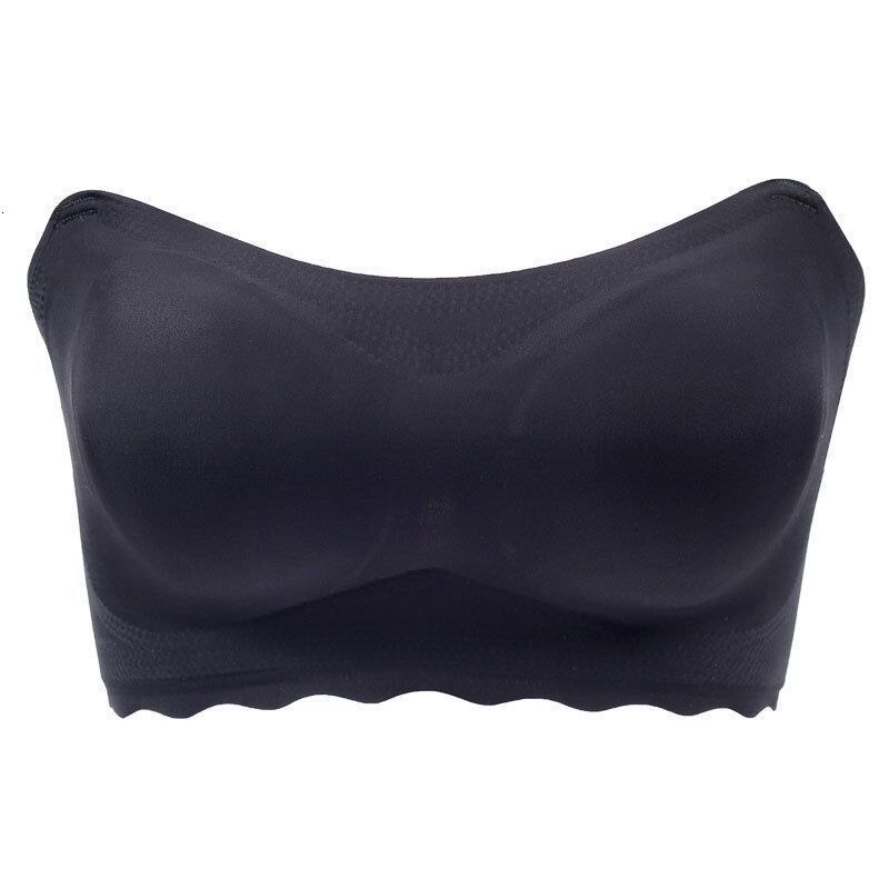 Women's Tanks Camis Sexy Black Thin Tube Tops Fashion Under Wear Women Strapless Bandeau Top Off Shoulder Ladies Intimates Clothes Tops 230316