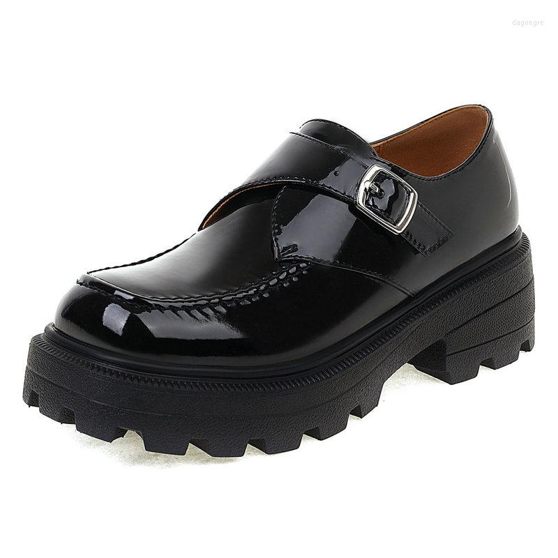 Dress Shoes Spring Autumn Female British Style 2023 Thick-soled College Casual Loafers Patent Leather Fashion Shoe Girls, Black
Dress Shoes Spring Autumn Female British Style 2023 Thick-soled College Casual Loafers Patent Leather Fashion Shoe Girls, Black