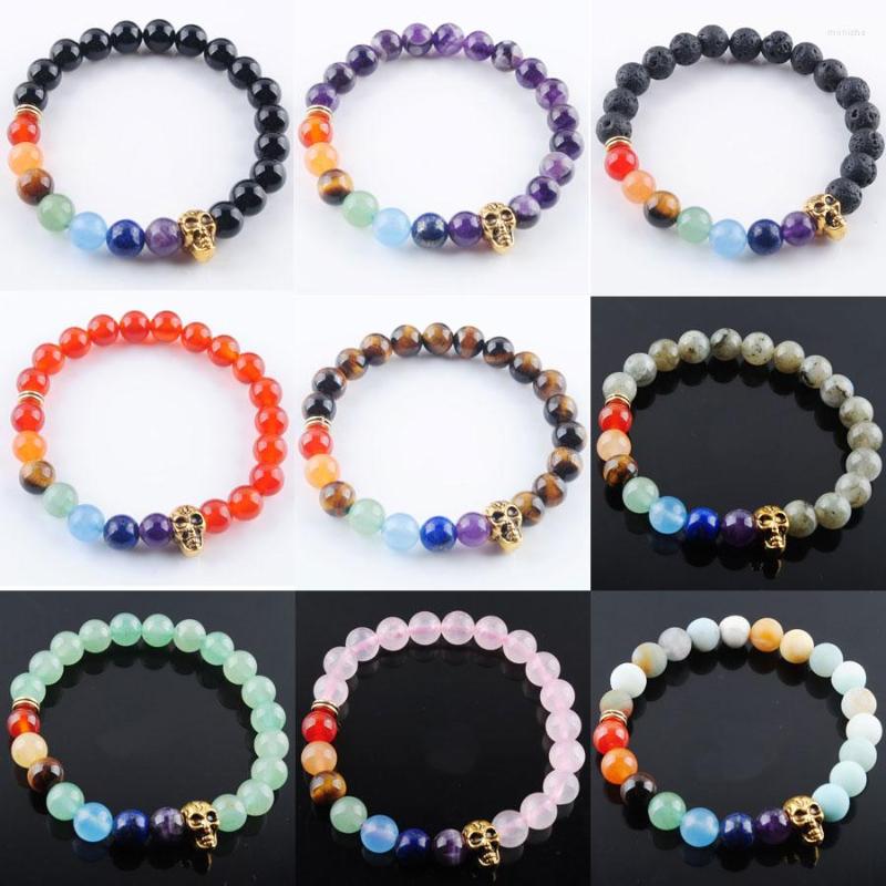 Strand 5Pcs Stretch Beads Bracelets Charms Jewelry Natural Stone Round 8mm Amethysts Agates Ghost Head Bangle 7 Inches IBK326
Strand 5Pcs Stretch Beads Bracelets Charms Jewelry Natural Stone Round 8mm Amethysts Agates Ghost Head Bangle 7 Inches IBK326