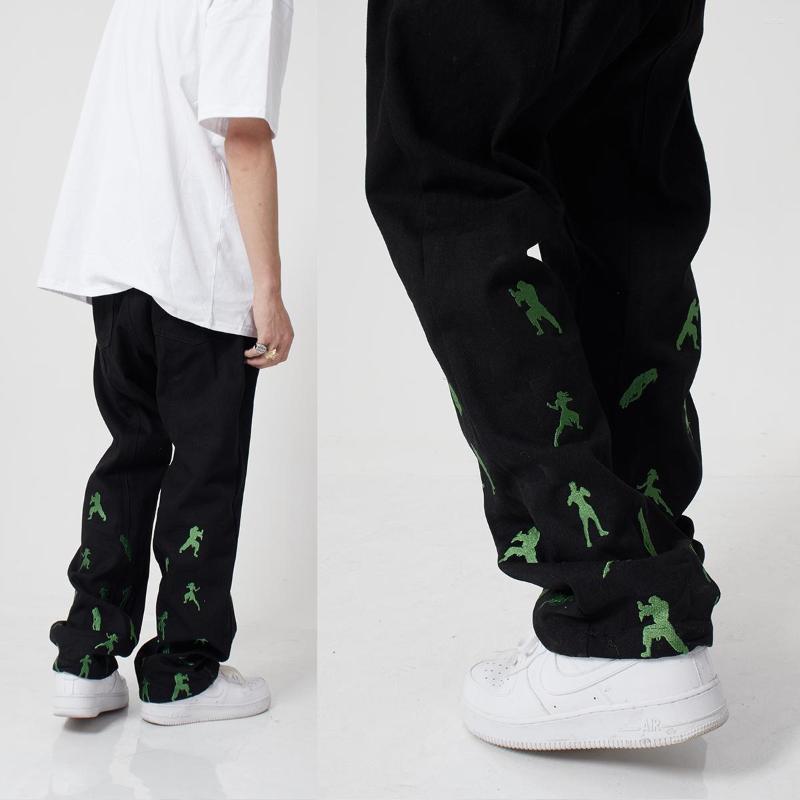 Women's Jeans Y2K Women's Pants Original King Of Fighters Embroidered Black Trousers Hip-hop Washed Loose Straight Casual Lovers
Women's Jeans Y2K Women's Pants Original King Of Fighters Embroidered Black Trousers Hip-hop Washed Loose Straight Casual Lovers