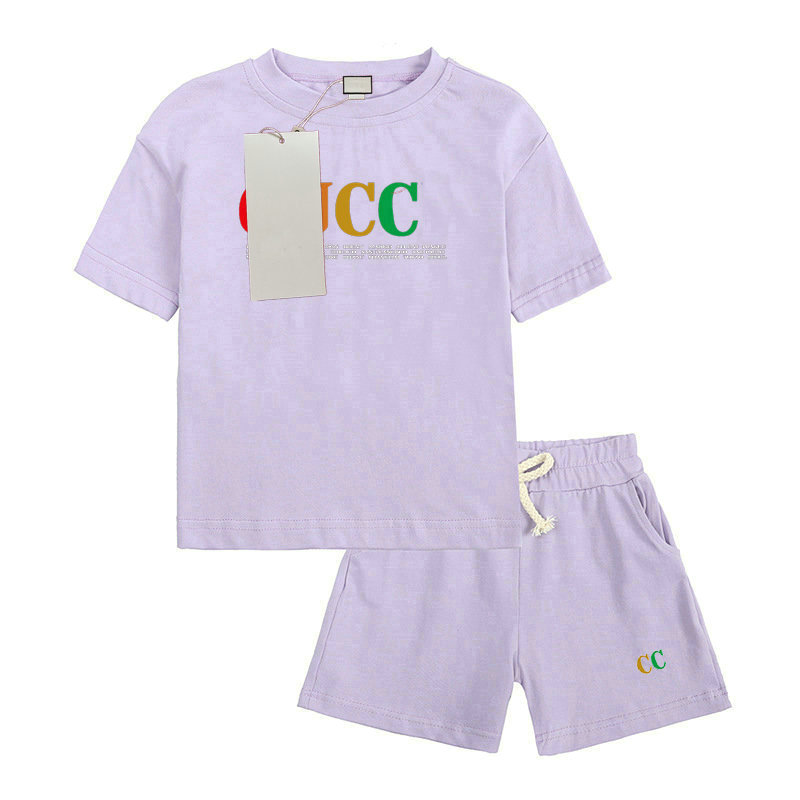 Mens 2 Piece Short Sets - Stylish Cotton Apparel for Boys Aged 2-12 Short Sleeve T-Shirt and Shorts Combination - Lightweight for Daily Use y2506078JM