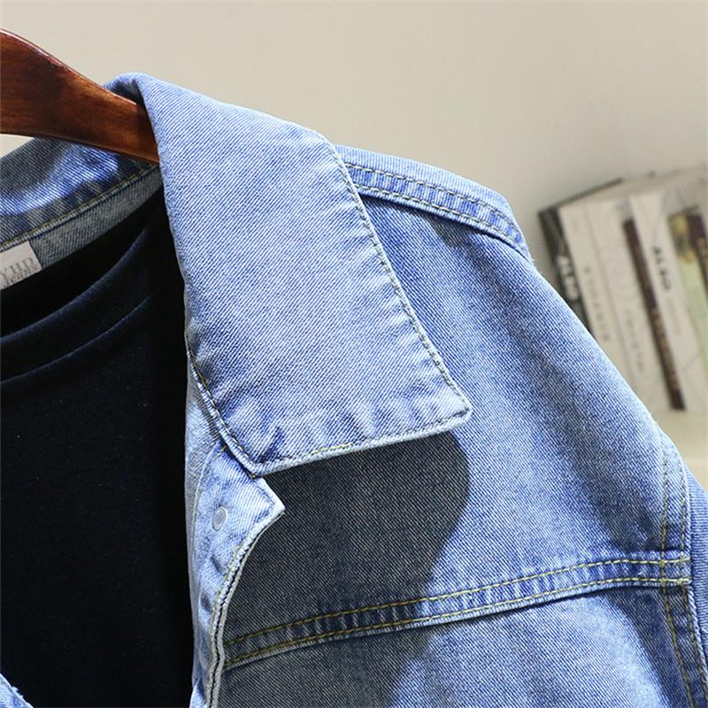 Women' Jackets Vintage Spring Wash Blue Denim Jacket Coat Women Batwing Sleeve Big Pocket Outerwear Casual Loose Short Jeans FemaleWomen
Women' Jackets Vintage Spring Wash Blue Denim Jacket Coat Women Batwing Sleeve Big Pocket Outerwear Casual Loose Short Jeans FemaleWomen