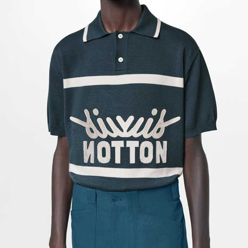 22FW Letter Knitting Tee Short Sleeve Knitted Letters Navy Fashion Man Women T-shirt Summer Casual FZTX2167
22FW Letter Knitting Tee Short Sleeve Knitted Letters Navy Fashion Man Women T-shirt Summer Casual FZTX2167