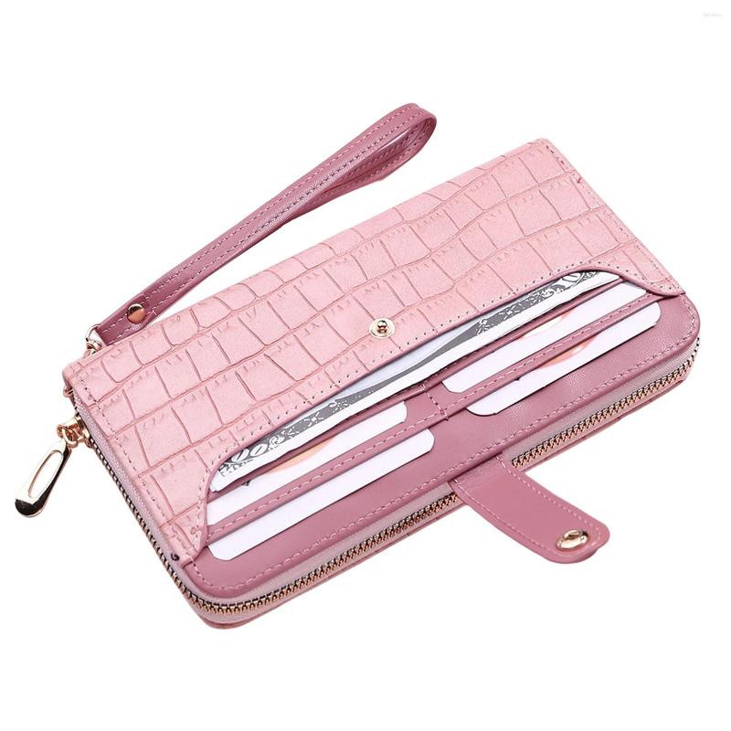 Wallets Simple Lady Long Wallet With Wrist Strap Card Holder Purse For Party Ceremony Wedding NOV99, Pink
Wallets Simple Lady Long Wallet With Wrist Strap Card Holder Purse For Party Ceremony Wedding NOV99, Pink