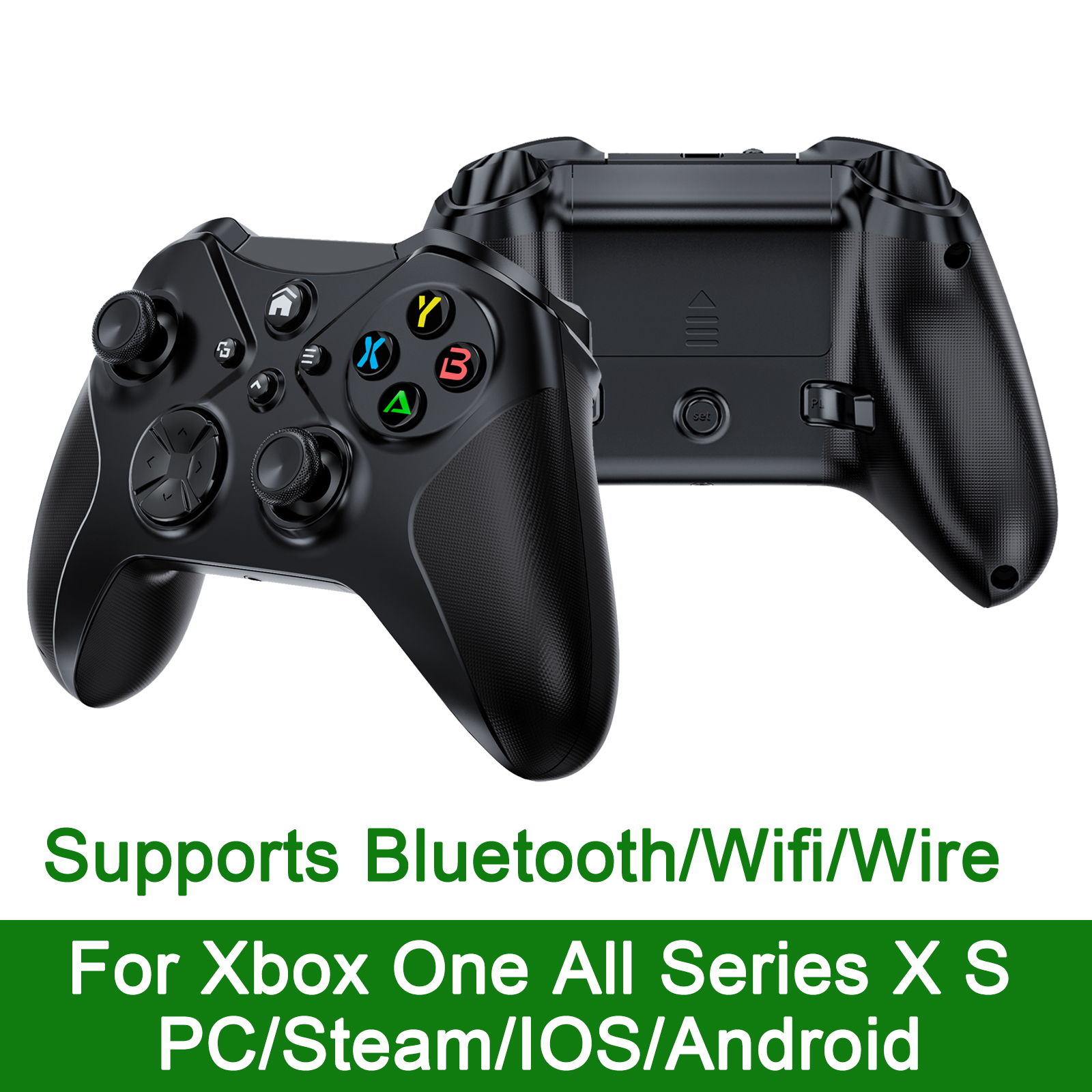 Wireless Gamepad For Xbox One Series X/S/PC/IOS/Android/Steam 6 Axis Gyro With Turbo Function Game Controller Consoles Joystick