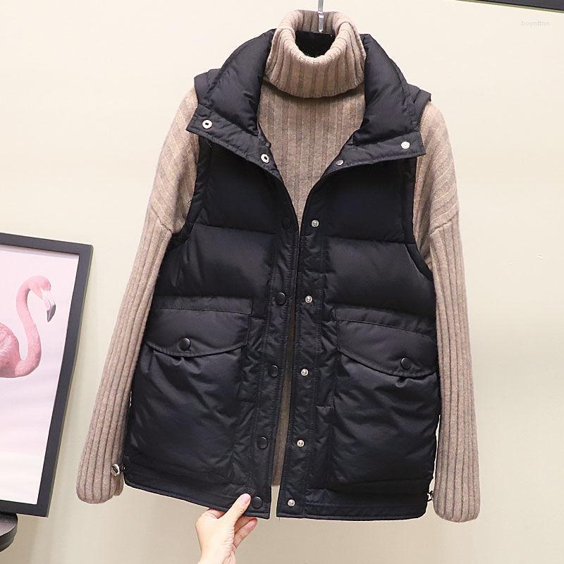 Women' Vests 2023 Women Autumn Winter Casual Solid Warm Cotton Padded Puffer Female Fashion Buttons Sleeveless Parkas Jacket Tops Z884, Beige
Women' Vests 2023 Women Autumn Winter Casual Solid Warm Cotton Padded Puffer Female Fashion Buttons Sleeveless Parkas Jacket Tops Z884, Beige