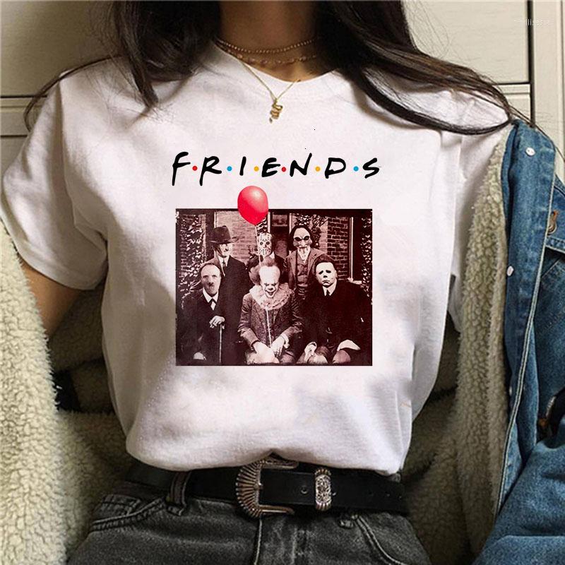 Women' T Shirts 2023 Horror Friends Pennywise Michael Myers Jason Voorhees Halloween Ptinted Tee Tops Women T-ShirtOuija Camiseta Female, 09155
Women' T Shirts 2023 Horror Friends Pennywise Michael Myers Jason Voorhees Halloween Ptinted Tee Tops Women T-ShirtOuija Camiseta Female, 09155