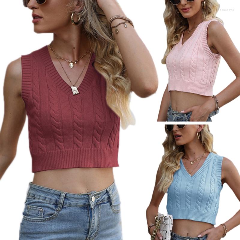 Women' Tanks Women V-Neck Sweater Vest Solid Color Cable Knit Slim Sleeveless Jumper Crop Top 264E, Pink
Women' Tanks Women V-Neck Sweater Vest Solid Color Cable Knit Slim Sleeveless Jumper Crop Top 264E, Pink