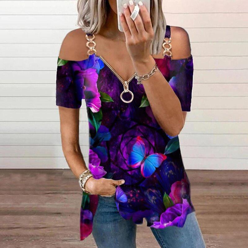 Women's T Shirts Cotton Polyester Spandex Shirt Tops Tee For Women Prints Daily Stylish Fashion Top Boy 12, Purple
Women's T Shirts Cotton Polyester Spandex Shirt Tops Tee For Women Prints Daily Stylish Fashion Top Boy 12, Purple