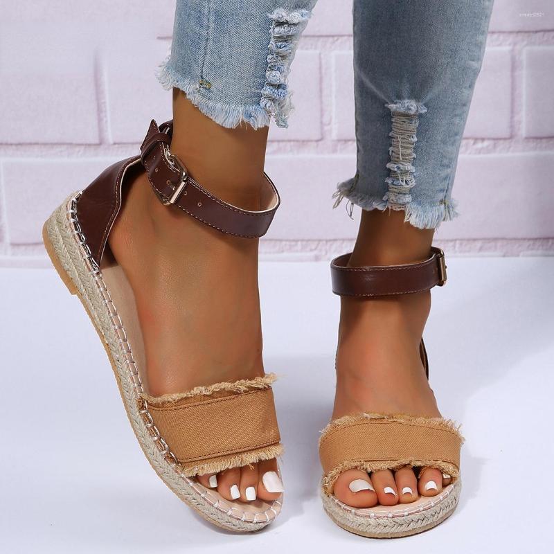 Sandals 2023 Ladies Flat Fashion Solid Color Suede Open Toe Simple Comfortable Women, Brown
Sandals 2023 Ladies Flat Fashion Solid Color Suede Open Toe Simple Comfortable Women, Brown