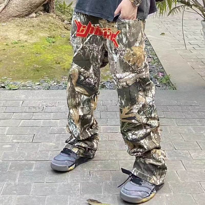 Men's Pants Letter Towel Embroidery Camouflage Cargos for Men Streetwear Casual Y2K Baggy Overalls Pants Oversized Unisex Spliced Trousers 230316, Black
Men's Pants Letter Towel Embroidery Camouflage Cargos for Men Streetwear Casual Y2K Baggy Overalls Pants Oversized Unisex Spliced Trousers 230316, Black