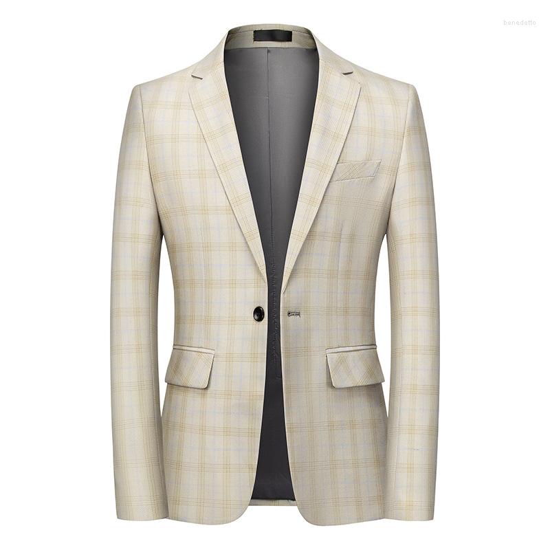 Men's Suits For Men Costume Homme Spring Style Version Of The Trend To Repair Body Breathable Formal Casual Plaid Suit -6XL, Yellow
Men's Suits For Men Costume Homme Spring Style Version Of The Trend To Repair Body Breathable Formal Casual Plaid Suit -6XL, Yellow
