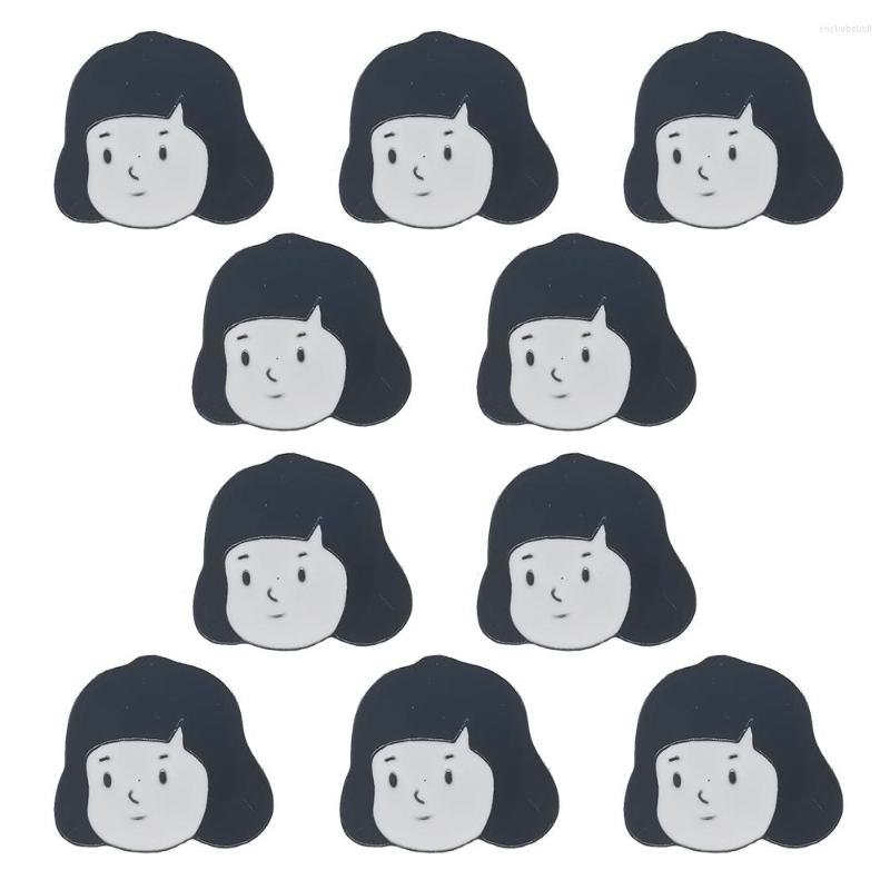 Brooches 10pcs Little Girl Head Brooch Manga Enamel Pin Jeans Coat Shawl Lapel Pins Backpack Badges Jewelry Decoration Gifts For Friends
Brooches 10pcs Little Girl Head Brooch Manga Enamel Pin Jeans Coat Shawl Lapel Pins Backpack Badges Jewelry Decoration Gifts For Friends