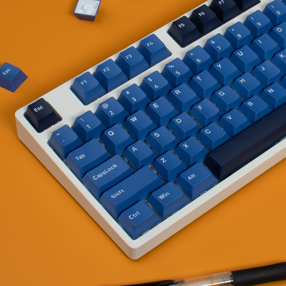 168 Keys PBT Keycap Double Shot Cherry Profile Keycaps English Personality For GMMK Pro Mechanical Keyboard GMK Striker Custom