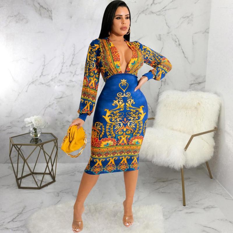 Casual Dresses POFGD 2023 Street Girl Style Women Long Dress Sleeve V Neck Printed Lady Mid, Blue
Casual Dresses POFGD 2023 Street Girl Style Women Long Dress Sleeve V Neck Printed Lady Mid, Blue