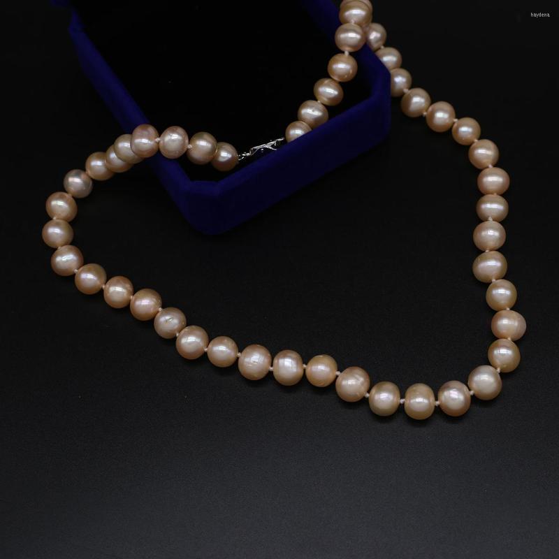 Chains Natural Fresh Water Pearl Necklace Round Bead Yellow For Women Jewelry Party Banquet Gift Girls
Chains Natural Fresh Water Pearl Necklace Round Bead Yellow For Women Jewelry Party Banquet Gift Girls